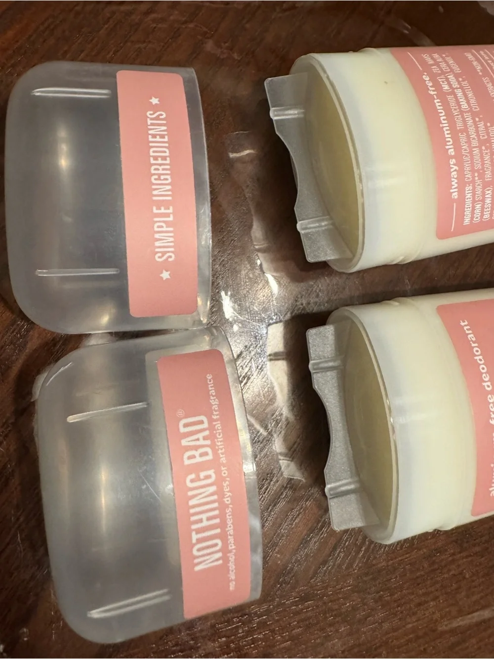 (2) Moroccan Rose Aluminum-Free Deodorant — Pink